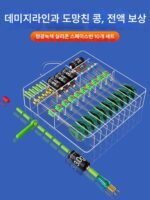 부티크 경쟁형 스페이스 빈 세트 정품 고품질 실리콘 초밀도 벌크 블랙 피트 스페이스 빈 낚시 메인 라인 액세서리