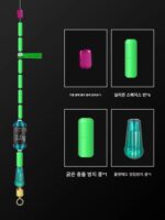 부티크 경쟁형 스페이스 빈 세트 정품 고품질 실리콘 초밀도 벌크 블랙 피트 스페이스 빈 낚시 메인 라인 액세서리 - 이미지 5