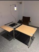 MICHSO234 유닛 야외 캠핑 프레임 테이블 가정용 텔레스코픽 다리 플랫 스노우 교체 경량 캠핑 장비 - 이미지 3