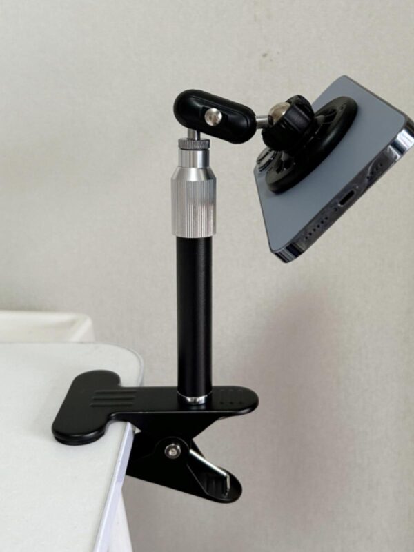 데스크탑 스탠드 텔레스코픽 모바일 폰 스탠드 리프팅 확장 텔레스코픽 막대 금속 강력 클립 자석 브래킷 레이지 스탠드