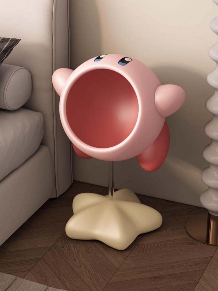 main_744434533435_0-1 MSKA 만화 스타 커비 간식 보관 선반 바닥형 장식품 이사 선물 거실 침실 가정 장식 - 이미지 1