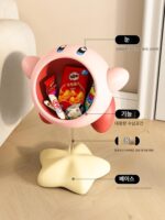 MSKA 만화 스타 커비 간식 보관 선반 바닥형 장식품 이사 선물 거실 침실 가정 장식 - 이미지 3