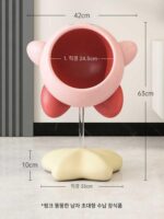 MSKA 만화 스타 커비 간식 보관 선반 바닥형 장식품 이사 선물 거실 침실 가정 장식 - 이미지 5