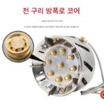 9헤드 아웃도어 스토브 등산팀 고출력 방풍 맹렬화재 야영 9스타 가스 스토브 가정용 조리기구 - 이미지 3