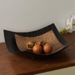 수입 알루미늄 레트로 오래된 새로운 중국 그릇 모양의 너트 트레이 장식품 모델 룸 금속 보관 장식품 - 이미지 4