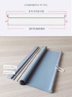 자동 상승 완전 블랙아웃 침실 발코니 선쉐이드 블랙아웃 커튼 펀치 프리 롤러 블라인드 풀 커튼 카드 스트립 붙여넣기 설치 - 이미지 5