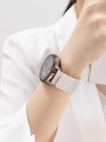 삼성 갤럭시 워치 6/5/프로 마그네틱 실리콘 스트랩 4/클래식/3액티브1/2 남녀용 신규 기어2/3 스마트 S3 스포츠 4 워치 체인 액세서리 - 이미지 4