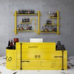 산업 스타일 장식용 벽걸이 선반 벽걸이 브라켓 벽걸이 벽 계층 파티션 철제 수도관 벽걸이 선반 - 이미지 4