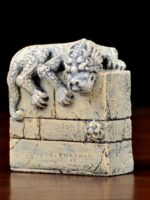 모조 석조 조각 지네 독사 물 마을 짐승 타운 하우스 재산 장식품 와인 캐비닛 거실 사무실 데스크탑 티펫 페이퍼웨이트 - 이미지 2