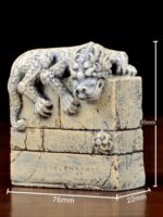 모조 석조 조각 지네 독사 물 마을 짐승 타운 하우스 재산 장식품 와인 캐비닛 거실 사무실 데스크탑 티펫 페이퍼웨이트 - 이미지 3