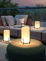 야외 잔디 조명 태양열 방수 정원 조명 정원 빌라 테라스 조명 야외 잔디 조명 휴대용 분위기 조명 - 이미지 2