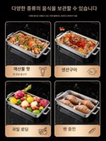 316 스테인리스 스틸 구운 생선 팬 특수 냄비 직사각형 가정용 깊은 팬 상업용 트레이 베이킹 팬 유도 쿠커 사용 가능 - 이미지 4