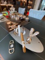 대통령의 로얄 초호화 롤스로이스 스테인리스 스틸 장식용 시가 재떨이 보관 트레이 트렌디한 장식 장식품 - 이미지 4