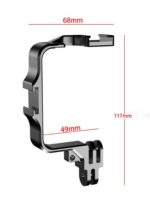 Gopro 금속 확장 라이브 방송 Vlog 비디오 촬영 확장 필 라이트 마이크 알루미늄 합금 브라켓에 적합 - 이미지 3