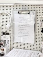 다층 다기능 폴더 필기장 시험지 수납함 초등학생 칠판 클립 필기판 수납 폴더 - 이미지 4