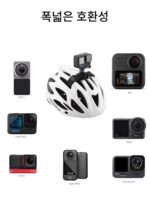 DJI 액션 자전거 헬멧 스트랩 GoPro 스포츠 카메라 고정 브라켓 Shadowstone 360 ​​​​사이클링 액세서리 - 이미지 4