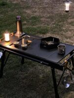 [난로주변 차만드는세트] 루벤 아웃도어 캠핑 IGT 접이식 다기능 테이블 휴대용 접이식 테이블 - 이미지 2