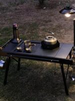 [난로주변 차만드는세트] 루벤 아웃도어 캠핑 IGT 접이식 다기능 테이블 휴대용 접이식 테이블 - 이미지 4