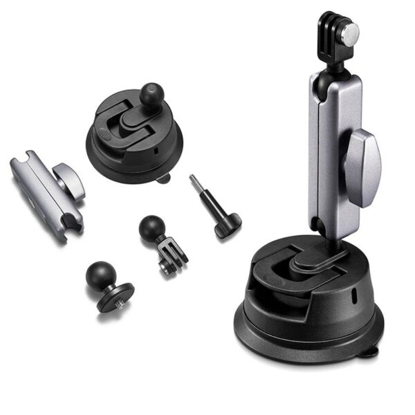 고프로 디지 액션 섀도우스톤 인스타360 자동차 브라켓 모바일폰에 적합한 자동차 흡입 컵 강력한 흡입 컵