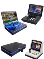 14인치 화면 21인치 Pandora 3D WIFI 게임 다운로드가 있는 휴대용 플립 폴딩 조이스틱 아케이드 게임 콘솔 - 이미지 5