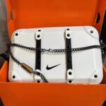 나이키 나이키 멤버 리미티드 블랙 앤 화이트 박스 백 크로스바디 핸드백 러기지 백 BG031-100A-010A - 이미지 5