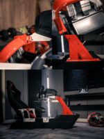 AZRACING 모듈형 CS-Pro 시뮬레이션 레이싱 조종석 브라켓 시트/파나텍/스피드 모터사이클/MOZA