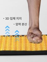 낚시 좌석 쿠션 작은 빵 엉덩이 통증 방지 두꺼운 벌집 젤 실리콘 낚시 의자 낚시 상자 방수 작은 좌석 쿠션 - 이미지 4