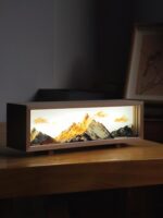 리자오 진산 분위기 램프 생일 선물 새해 발렌타인 데이 결혼 선물 이사 장식 작은 야간 조명