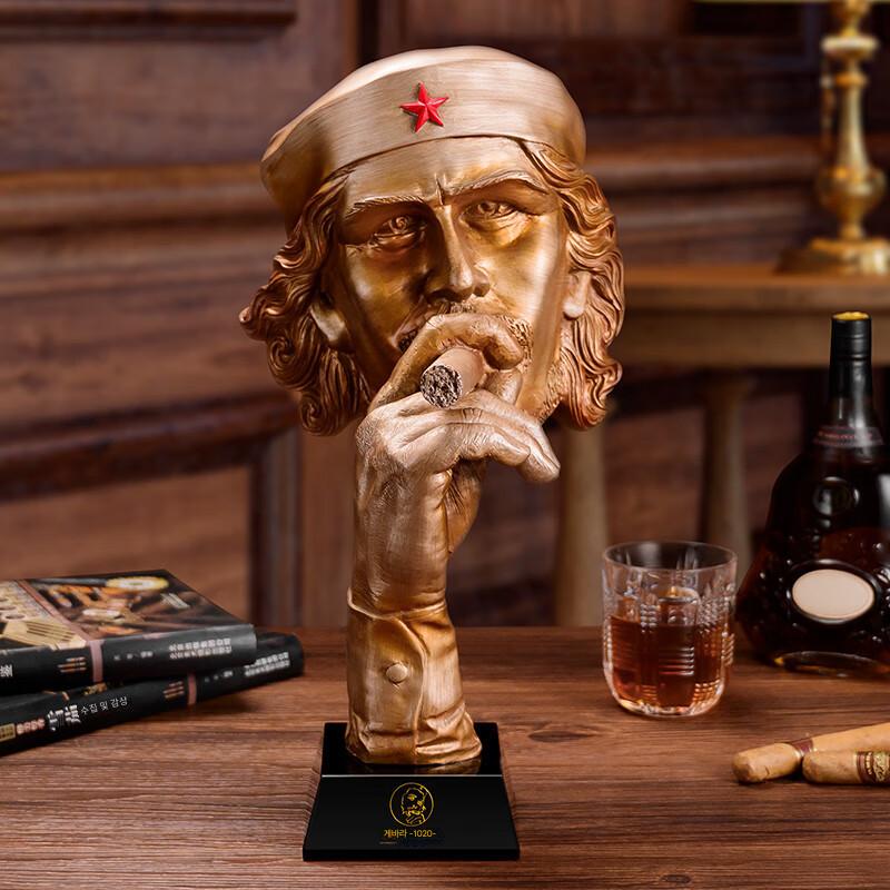 main_749793428176_0-1 정품 CIGARLOONG 시가 헤드 초상화 장식 사무실 연구 절묘한 게바라 초상화 - 이미지 1