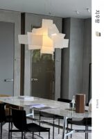 이탈리아 Foscarini BigBang 거실 샹들리에 크리에이티브 심플 레스토랑 아크릴 스태킹 샹들리에 - 이미지 5