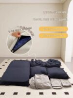 인간 개집 게으른 소파 침대 가벼운 럭셔리 노르딕 싱글 더블 심플 발코니 홈 거실 접이식 소파 - 이미지 2