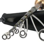 로드 아티스트 초단거리 휴대용 로드 슬라이더 낚싯대 마이크로 오브젝트 수납식 루어 낚싯대 휴대용 범용 낚싯대 L자 조절 진동 낚싯대 - 이미지 3