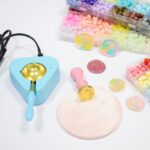 전기 용해로 세트 왁스 봉인 왁스 왁스 입자 도구 포함 빠른 가열 저압 가열 왁스 왁스 용해 USB - 이미지 4