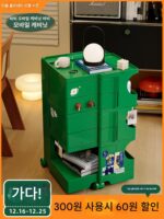 크리에이티브 모바일 트롤리 노르딕 수납 소파 사이드 테이블 간식 캐비닛 홈 거실 심플 사이드 캐비닛 침대 옆 테이블