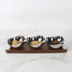 라이트 럭셔리 304 스테인리스 스틸 호두 말린 과일 트레이 홈 커피 테이블 홈 간식 그릇 크리에이티브 너트 트레이 티 트레이 - 이미지 4