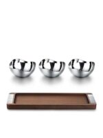 라이트 럭셔리 304 스테인리스 스틸 호두 말린 과일 트레이 홈 커피 테이블 홈 간식 그릇 크리에이티브 너트 트레이 티 트레이 - 이미지 5