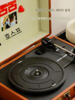 신혼부부와 신부를 위한 결혼 선물, 고급스럽고 실용적인 비닐 레코드 플레이어, 가장 친한 친구, 약혼 선물, 틈새 선물 - 이미지 3