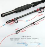 낚싯대 국경 간 휴대용 탄소 철제 낚싯대 보트 낚싯대 낚싯대 여행용 미끼 낚싯대 - 이미지 3