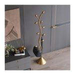 옷걸이 바닥 침실 공간 활용 인공물 이탈리아 조명 고급 홈 고급 옷걸이 입구 심플 코트 랙 - 이미지 5