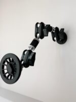 벽 펀칭 금속 고정베이스 완두콩 ​​클립 모바일 폰 홀더 자석 브라켓 나무 침대 옆 모바일 폰 홀더 사무실