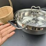 스테인리스 대형 냄비 필름 유리 뚜껑 부처 점프 벽 냄비 유도 쿠커 핫팟 냄비 냄비 - 이미지 3