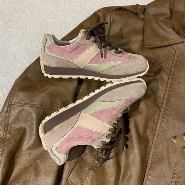 대형 사이즈 여성화 41-43 봄 가을 신상품 레트로 독일 트레이닝화 평저 경량 마이야르 포레스트 검프 스포츠 캐주얼화