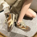 대형 사이즈 여성화 41-43 봄 가을 신상품 레트로 독일 트레이닝화 평저 경량 마이야르 포레스트 검프 스포츠 캐주얼화 - 이미지 3