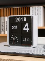 대만 Fartech 스마트 페이지 넘김 시계 동남아시아 유럽 및 미국 소량 포장 국경 간 단순 데스크탑 시계 - 이미지 2