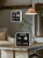 대만 Fartech 스마트 페이지 넘김 시계 동남아시아 유럽 및 미국 소량 포장 국경 간 단순 데스크탑 시계 - 이미지 5