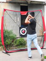 HOW TRUE 야외 골프 연습망 스윙히팅망 No.1 우드히팅 케이지 골프 트레이닝 장비 - 이미지 4