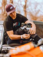 POD 기계식 다리 무릎 패드 K4 K8 오프로드 모터사이클 라이딩 보호 장비 낙하 방지 레깅스 탄소 섬유 외골격 보호 - 이미지 3