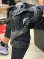 POD 기계식 다리 무릎 패드 K4 K8 오프로드 모터사이클 라이딩 보호 장비 낙하 방지 레깅스 탄소 섬유 외골격 보호 - 이미지 4