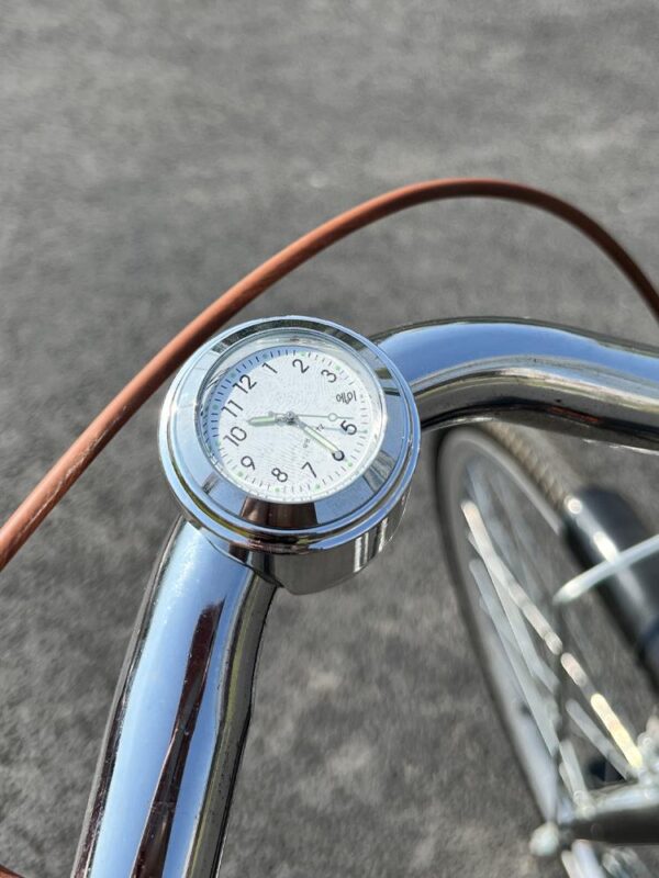 자전거 산악 자전거 범용 시계 레트로 장식 핸들바 개조 자동차 시계 포인터 테이블 시간표