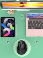 현실버폭스 H5 무선 듀얼모드 수직마우스 블루투스 충전식 노트북 스테레오 오피스 무소음 게임 - 이미지 4